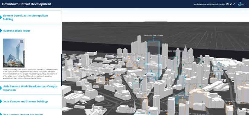 novo desenvolvimento urbano com mapas 3D - imagem 1