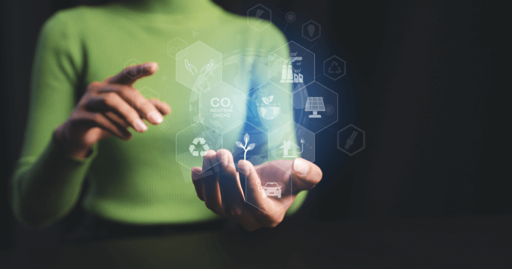 Pessoa com blusa verde