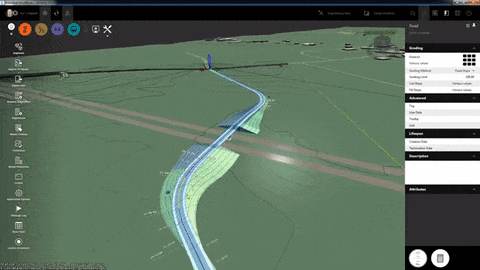 Ponte projetada no software BIM ArcGIS
