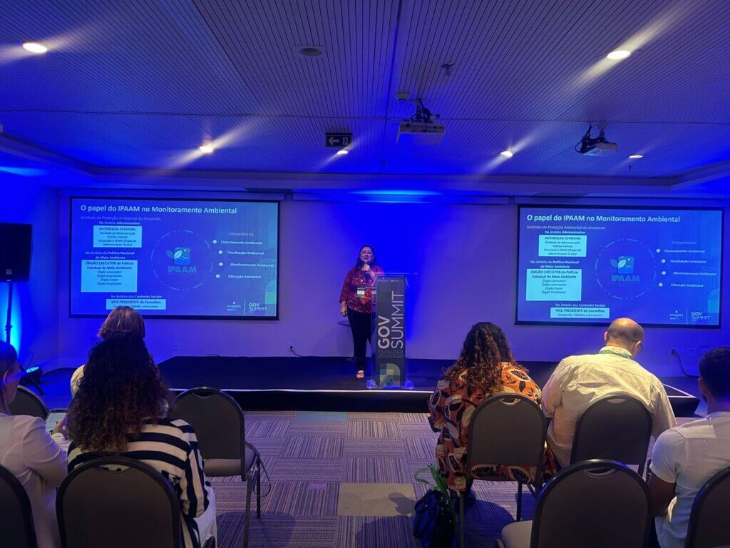 Priscila Carvalho, Coordenadora do CMAAP do IPAAM, fala sobre conservação da biodiversidade e monitoramento ambiental no GovSummit 2025.
